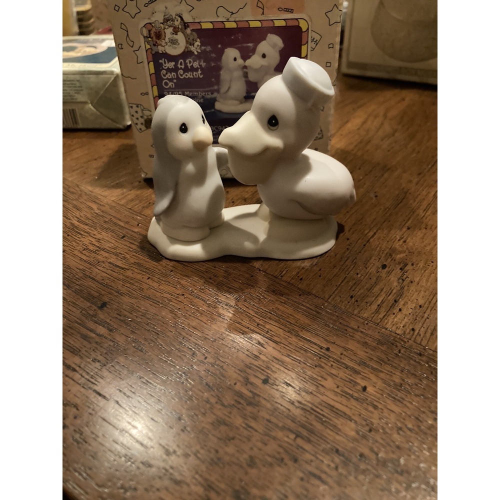Vintage Precious Moments-Pelican And Penguin "You're A Pel-I-Can Count On" 1994